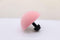 Rose Pink Flocked Round Puppet Nose - 40mm